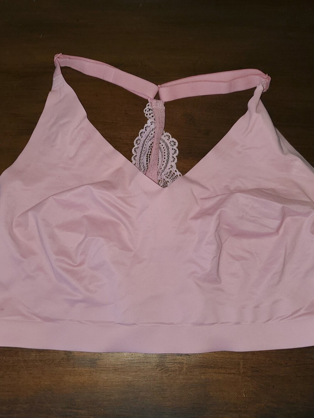 Soma Pink Enbliss Racerback Bralette Bra Sz Xl